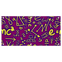 Background Doodles Math Banner And Sign 4  X 2 