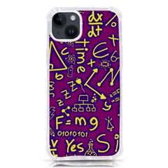 Background Doodles Math Iphone 14 Plus Tpu Uv Print Case by Bedest