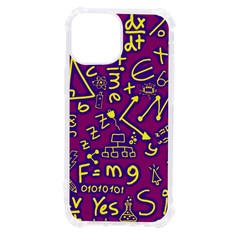 Background Doodles Math Iphone 13 Mini Tpu Uv Print Case by Bedest