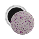 Abstract Design Background Pattern 2.25  Magnets Front