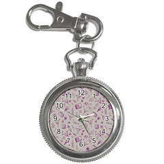 Abstract Design Background Pattern Key Chain Watches