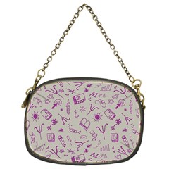 Abstract Design Background Pattern Chain Purse (One Side)