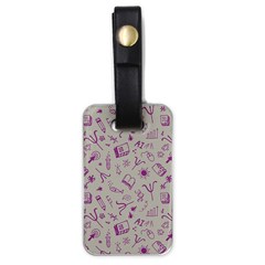 Abstract Design Background Pattern Luggage Tag (one side)