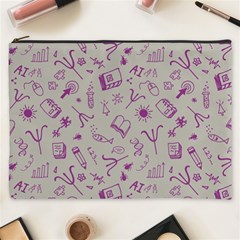 Abstract Design Background Pattern Cosmetic Bag (XXXL)