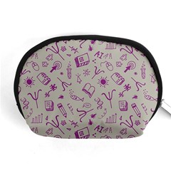 Abstract Design Background Pattern Accessory Pouch (medium) by Bedest