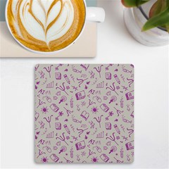 Abstract Design Background Pattern UV Print Square Tile Coaster 