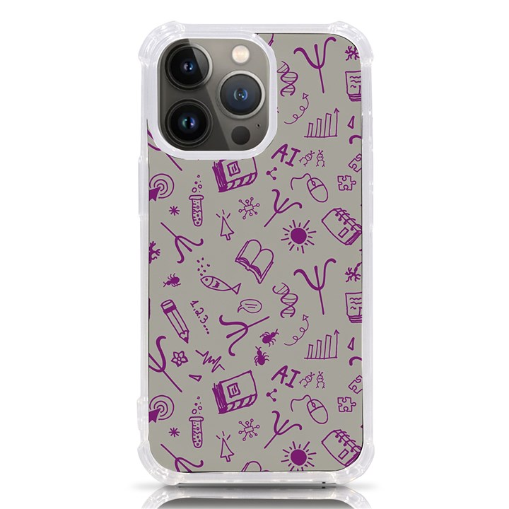 Abstract Design Background Pattern iPhone 13 Pro TPU UV Print Case