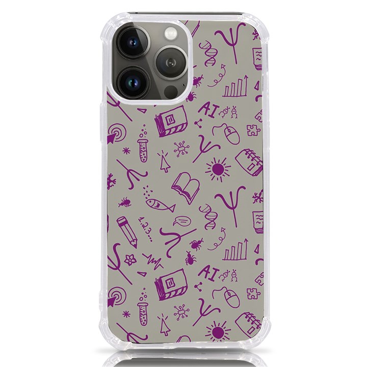 Abstract Design Background Pattern iPhone 13 Pro Max TPU UV Print Case