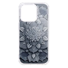 Flower Ornament Graphic Ornate Iphone 14 Pro Tpu Uv Print Case by Bedest