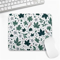 Leaves Nature Bloom Large Mousepad by Bedest