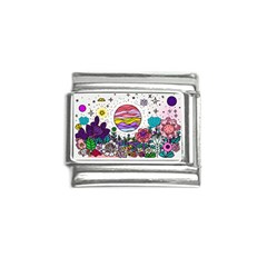 Rainbow Fun Cute Minimal Doodles Italian Charm (9mm) by Bedest