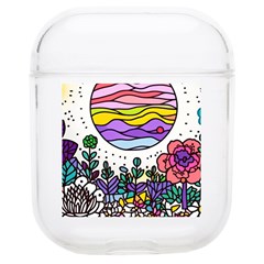 Rainbow Fun Cute Minimal Doodles Soft Tpu Airpods 1/2 Case by Bedest