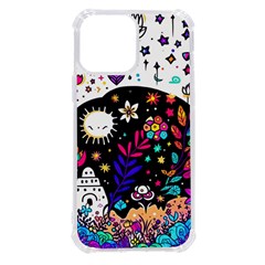 Rainbow Fun Cute Minimal Doodle Iphone 13 Pro Max Tpu Uv Print Case by Bedest