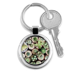 Cactus Nature Plant Desert Key Chain (round) by Bedest