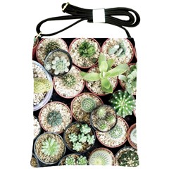 Cactus Nature Plant Desert Shoulder Sling Bag by Bedest