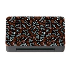 Doodles School Background Art Pattern Memory Card Reader With Cf by Bedest