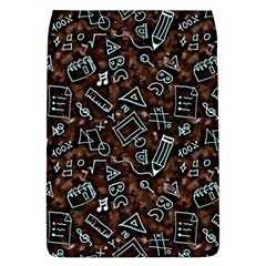 Doodles School Background Art Pattern Removable Flap Cover (l) by Bedest