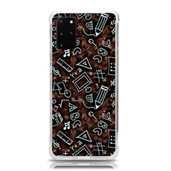 Doodles School Background Art Pattern Samsung Galaxy S20plus 6 7 Inch Tpu Uv Case by Bedest