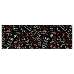 Doodles School Background Art Pattern Banner And Sign 12  X 4  by Bedest