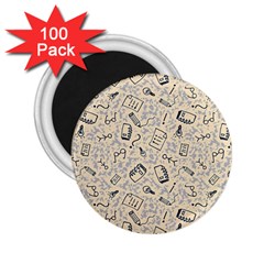 Graphic Decor Backdrop 2 25  Magnets (100 Pack)  by Bedest