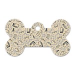 Graphic Decor Backdrop Dog Tag Bone (One Side) Front