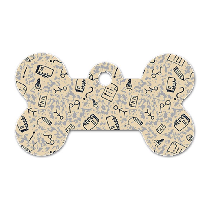 Graphic Decor Backdrop Dog Tag Bone (One Side)