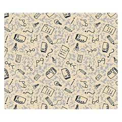 Graphic Decor Backdrop Two Sides Premium Plush Fleece Blanket (small) by Bedest