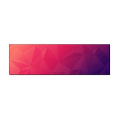 Color Triangle Geometric Textured Sticker (bumper) by Grandong