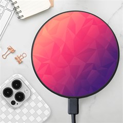 Color Triangle Geometric Textured Wireless Fast Charger(black) by Grandong