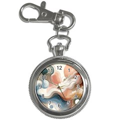 Abstract Pastel Waves Organic Key Chain Watches by Grandong