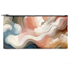 Abstract Pastel Waves Organic Pencil Case by Grandong