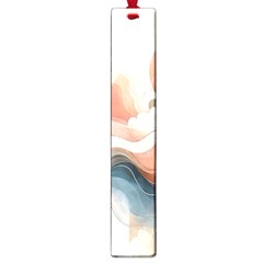 Abstract Pastel Waves Organic Large Book Marks by Grandong