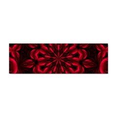 Kaleidoscope Template Red Abstract Sticker (bumper) by Grandong