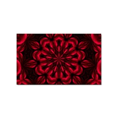 Kaleidoscope Template Red Abstract Sticker Rectangular (10 Pack) by Grandong