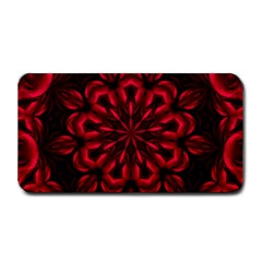 Kaleidoscope Template Red Abstract Medium Bar Mat by Grandong