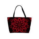 Kaleidoscope Template Red Abstract Classic Shoulder Handbag Front