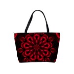 Kaleidoscope Template Red Abstract Classic Shoulder Handbag Back