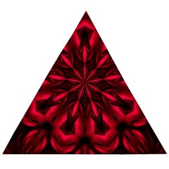 Kaleidoscope Template Red Abstract Wooden Puzzle Triangle by Grandong