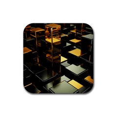 Abstract Shiny Pattern Rubber Coaster (square) by Grandong