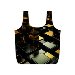 Abstract Shiny Pattern Full Print Recycle Bag (s) by Grandong