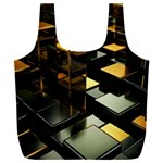 Abstract Shiny Pattern Full Print Recycle Bag (XXXL) Back