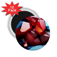 Jewelry Gemstones 2 25  Magnets (10 Pack)  by Grandong