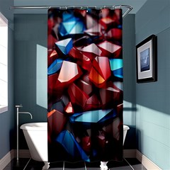 Jewelry Gemstones Shower Curtain 36  X 72  (stall)  by Grandong