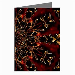 Kaleidoscope Multicoloured Greeting Card by Grandong