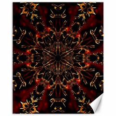 Kaleidoscope Multicoloured Canvas 11  X 14  by Grandong