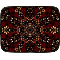 Kaleidoscope Multicoloured Two Sides Fleece Blanket (mini) by Grandong