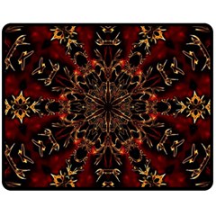 Kaleidoscope Multicoloured Two Sides Fleece Blanket (medium) by Grandong