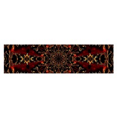 Kaleidoscope Multicoloured Oblong Satin Scarf (16  X 60 ) by Grandong