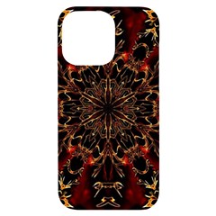 Kaleidoscope Multicoloured Iphone 14 Pro Max Black Uv Print Case by Grandong