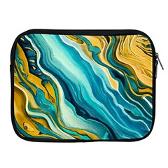 Painting Liquid Water Apple Ipad 2/3/4 Zipper Cases by Grandong